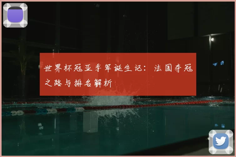 世界杯冠亚季军诞生记：法国夺冠之路与排名解析