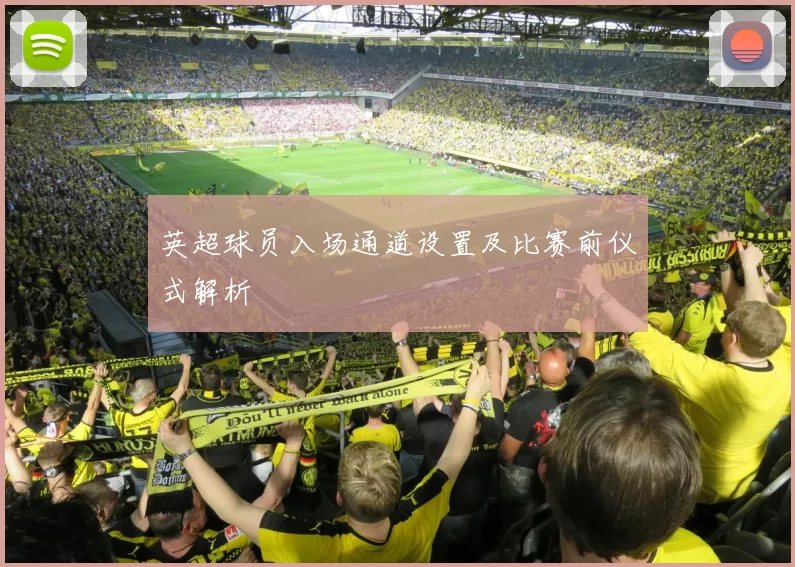 英超球员入场通道设置及比赛前仪式解析