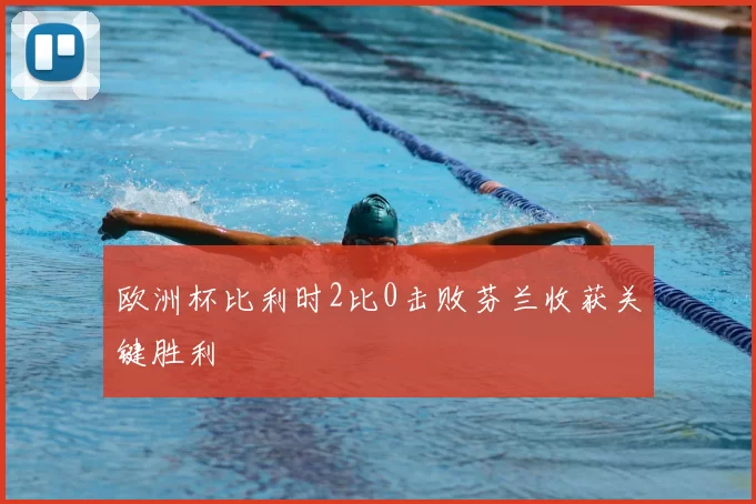 欧洲杯比利时2比0击败芬兰收获关键胜利