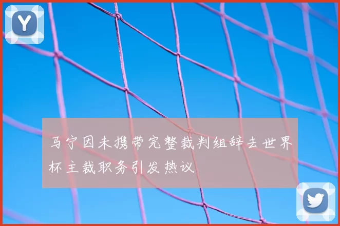 马宁因未携带完整裁判组辞去世界杯主裁职务引发热议