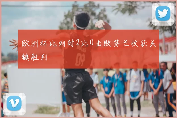 欧洲杯比利时2比0击败芬兰收获关键胜利